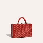 Goyard Grand Hôtel Trunk Bag Red